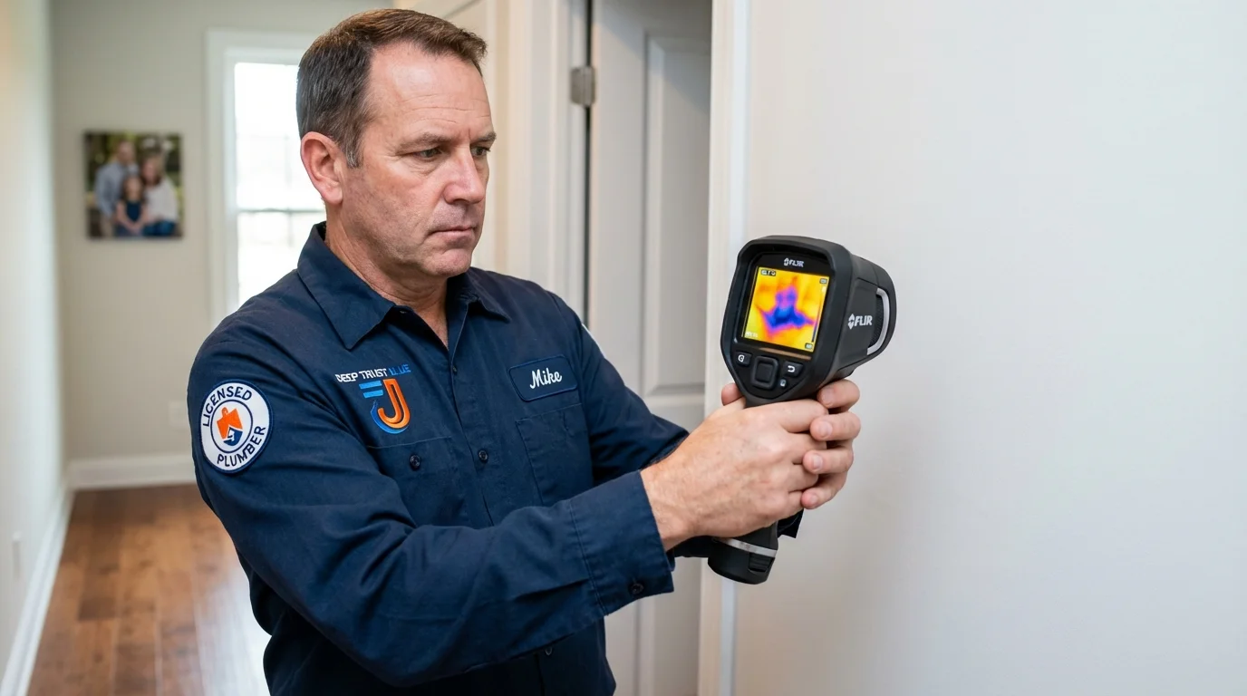 Thermal imaging leak detection by Johns Plumbing LLC in Meadville